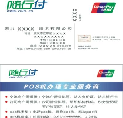 隨行付-POS機(jī) 名片圖片